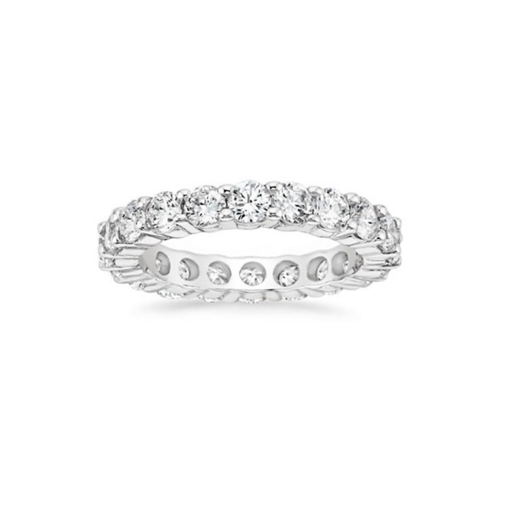 NWT 4.5ct Eternity Band - Round Solitaire Stones - Neiman Marcus - Size 6 - Picture 15 of 15